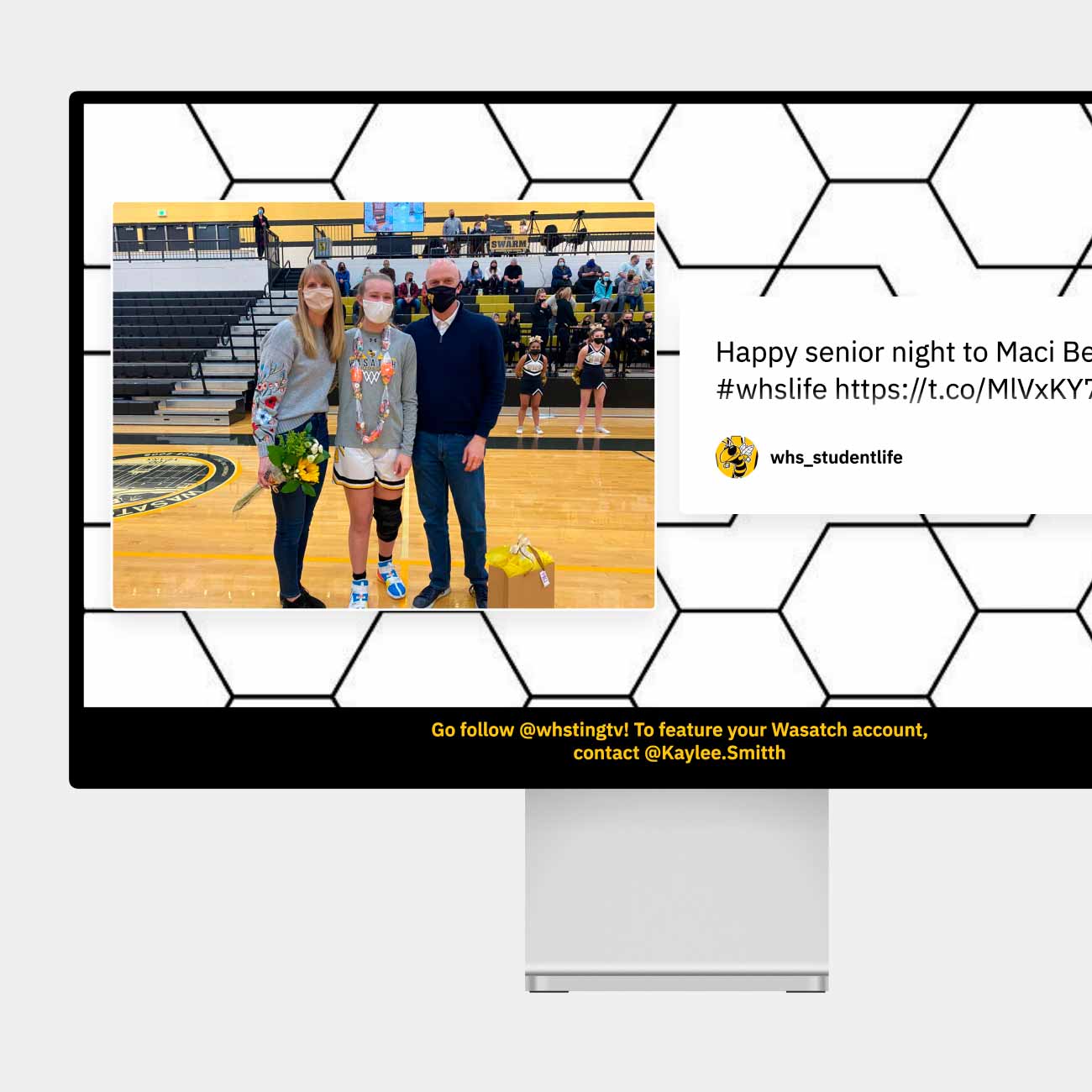 Screenshot of Wasatch High School display