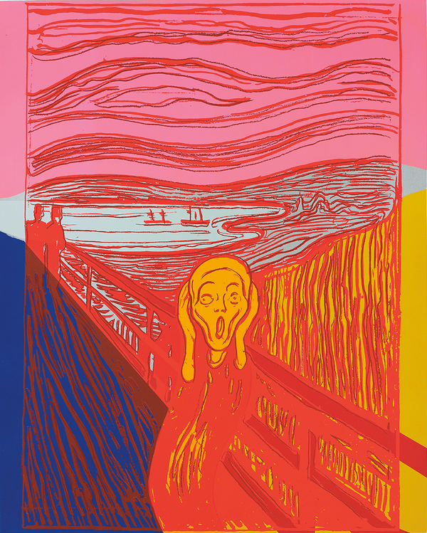 Andy Warhol The Scream (after Munch), 1984