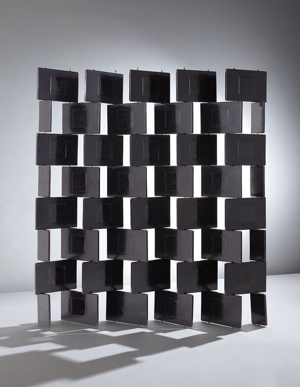A sharp retort to the prevailing tastes of the day, Eileen Gray’s lacquered ‘Brick’ screens of the 1920s eschewed Art Deco’s burly ornamentation and volumetric curves in favour of stricter geometry.