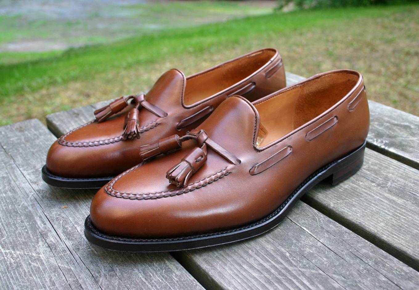 tassels on loafers