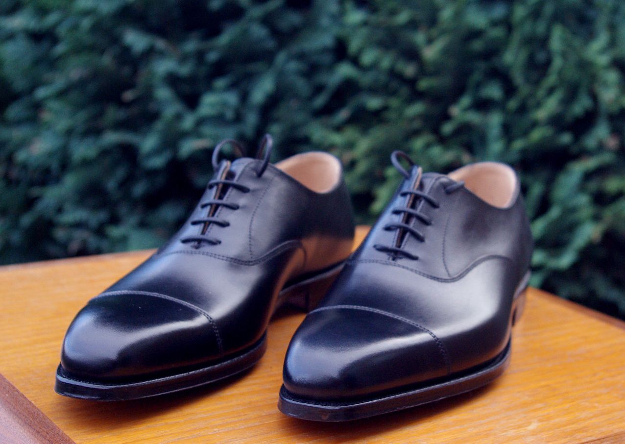 Item of the Week: Black Toe Cap Oxford Shoe