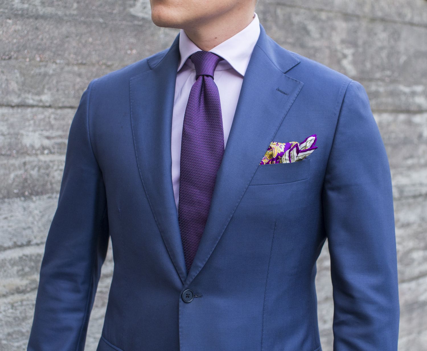 navy-suit-with-purple-accessories