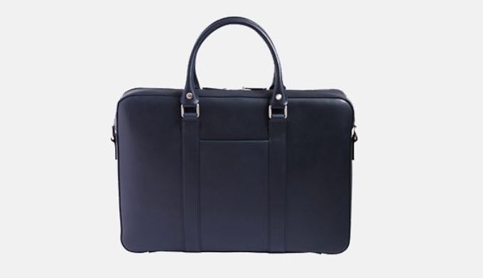 Navy Soft Briefcase by Linjer.​