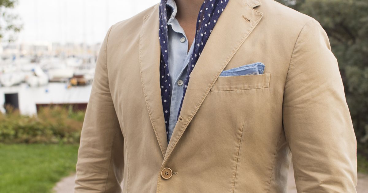 unstructured casual blazer