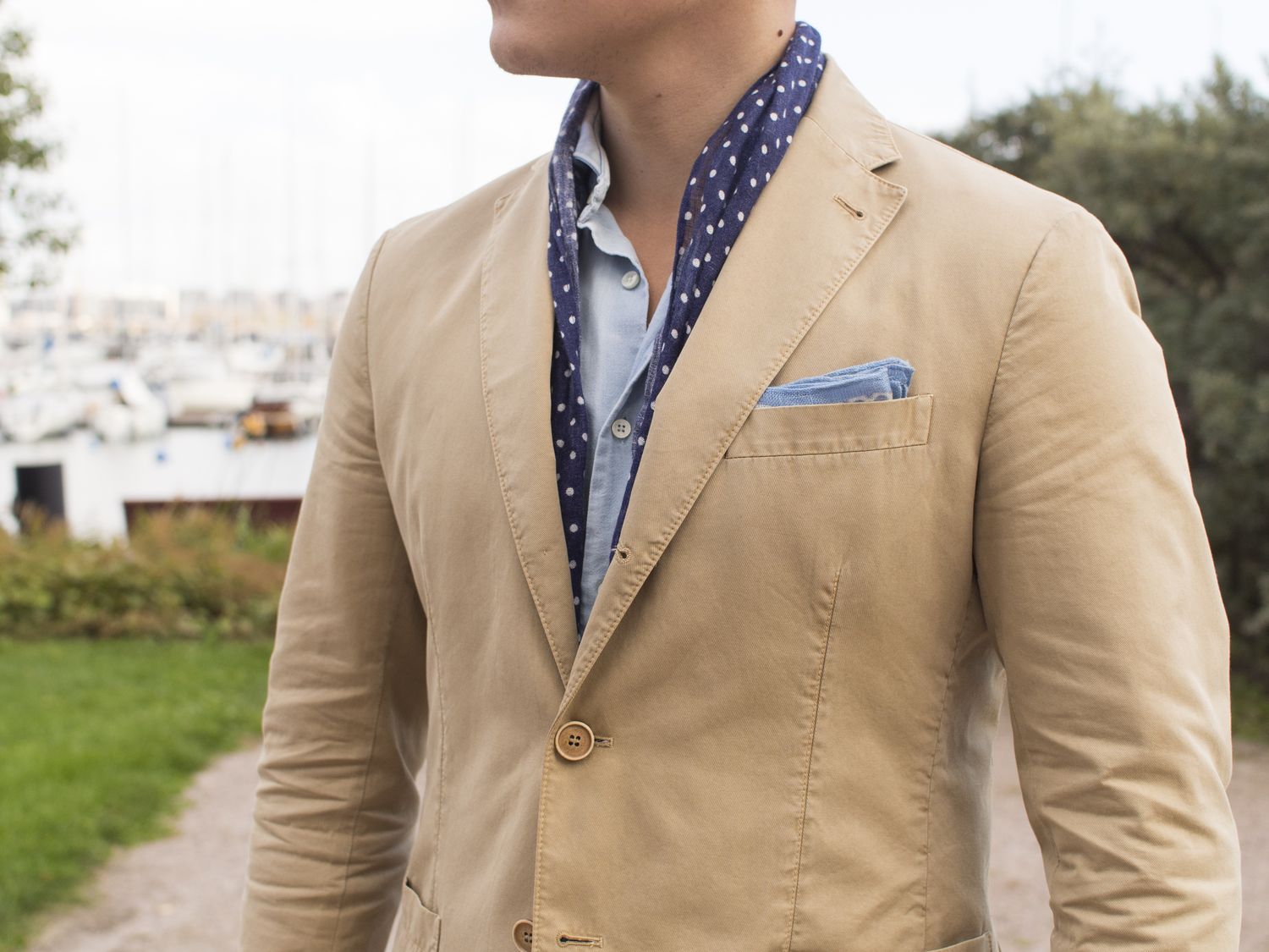 Casual Unstructured Jacket and Denim