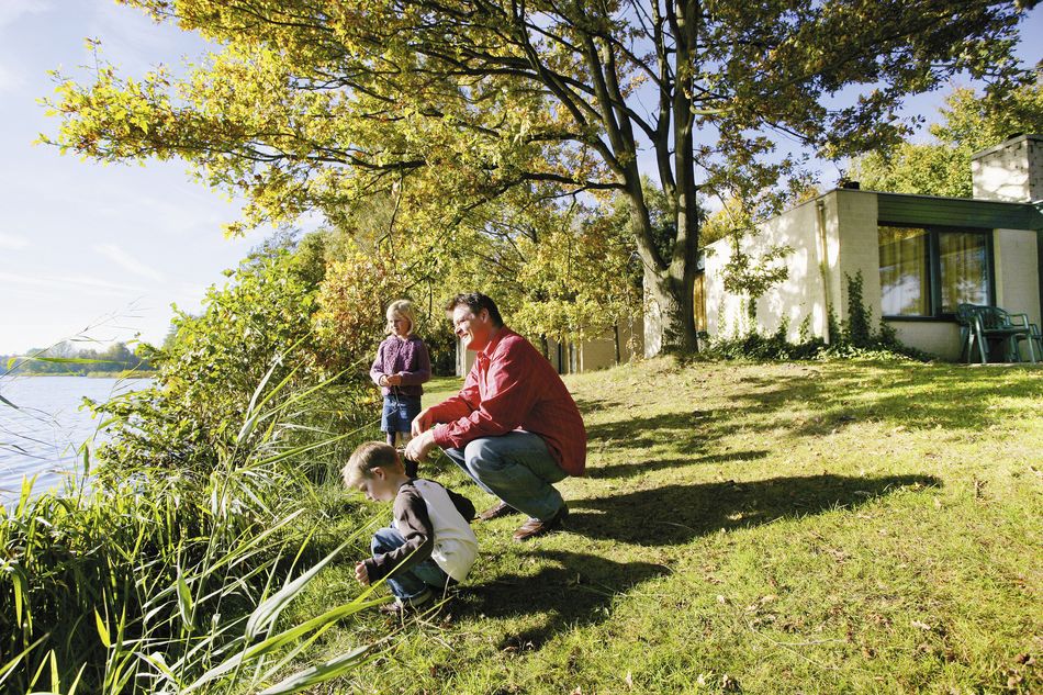 familie in de natuur