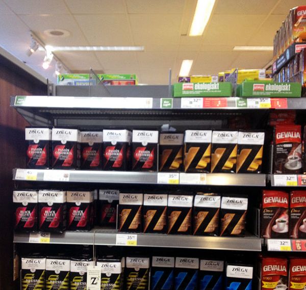 Kaffe, kaffe, kaffe – bara att välja. Om du inte vill ha ekologiskt, förstås.