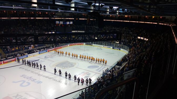 CHL-startti Capital FM Arenalla Nottinghamissa.