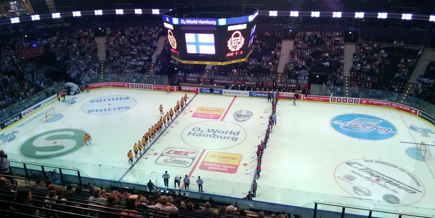 CHL-matsi Freezers-Lukko Hampurissa.