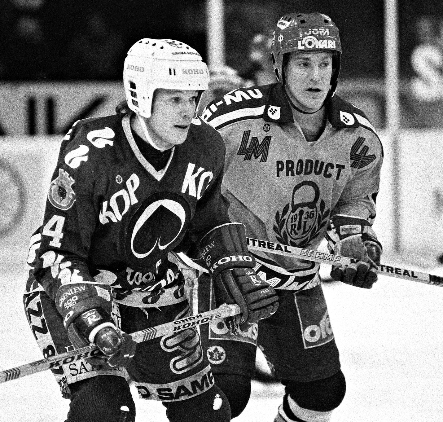 Paikallispelissä Arto Javanainen ja Jouni Peltonen.