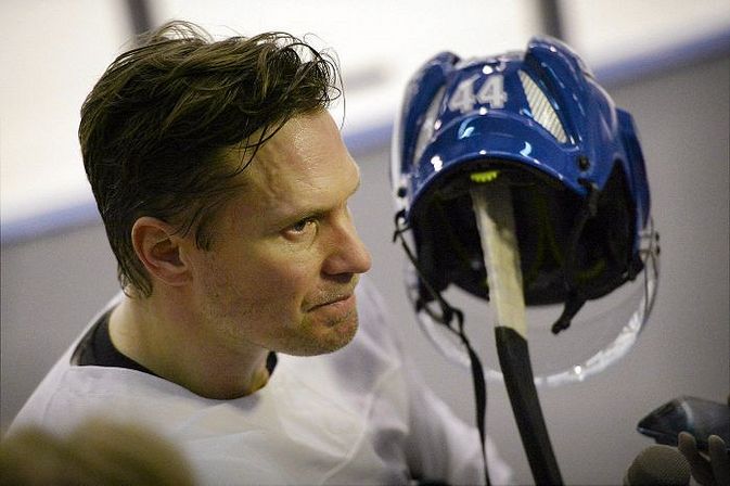 Kimmo Timonen päättää NHL-uransa Chicagossa. Kuva: Lehtikuva.
