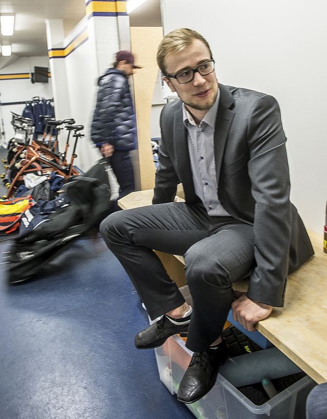 Juho Tommila on päässyt tositoimiin Lukon pakistossa. Kuva: Pekka Lehmuskallio.