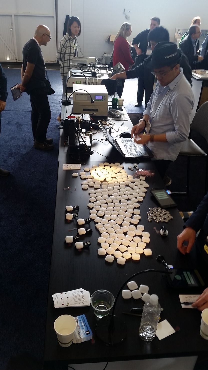 Manufacturing line for Alike.io wristbands