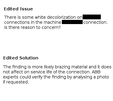 The article before and after being edited by an ABB expert