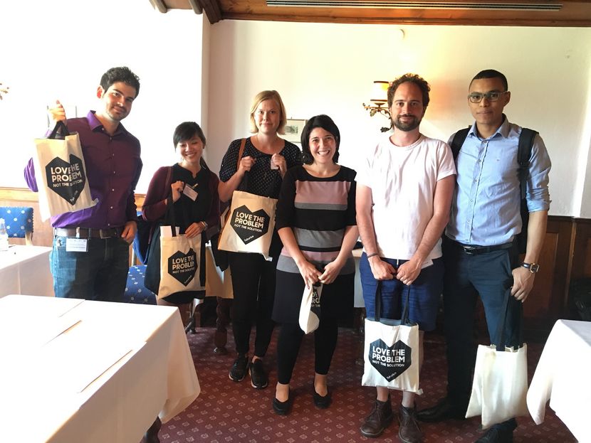 PhD students learning to Love the Problem - Photo by Sun.