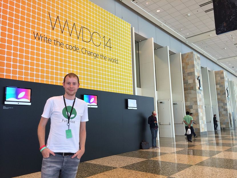 Greetings from WWDC in sunny San Francisco! Apple truly made 2014 the "Year of the iOS Developer", releasing around 4000 new APIs and even a new programming language. That is good news for consumers and businesses too, who can expect a wealth of groundbreaking apps and services in the months and years to come. Futurice is proud to be at the spearhead in these exciting times!