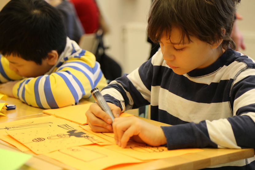 Young children have no barriers to their creativity