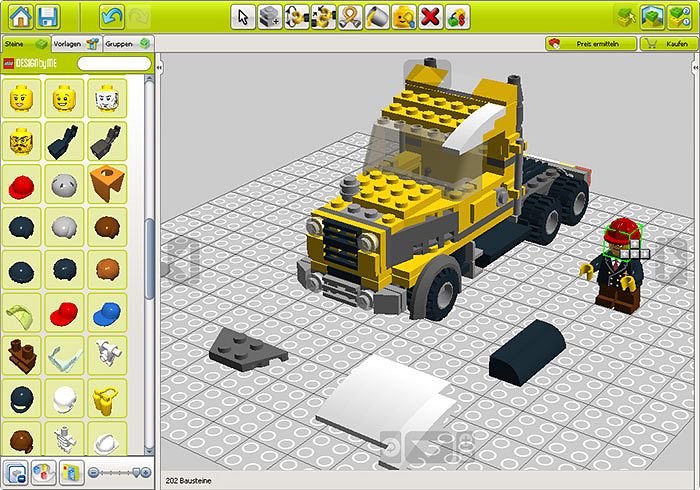 Lego's digital designer