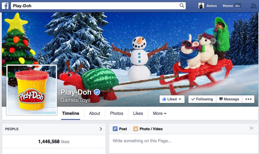 Play-Doh Facebook
