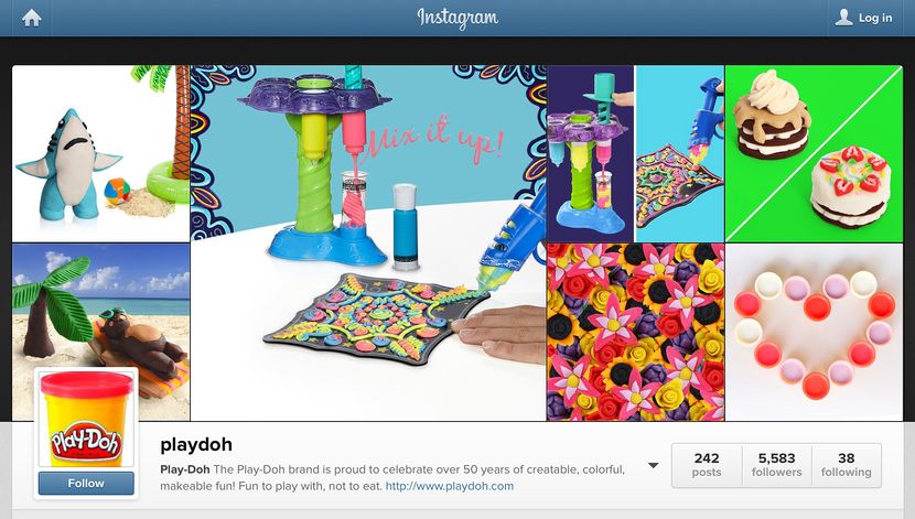 Play-Doh instagram