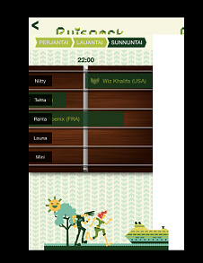 Screen shot showing how an existing app's layout breaks when using the resizing features of the Resizable simulator