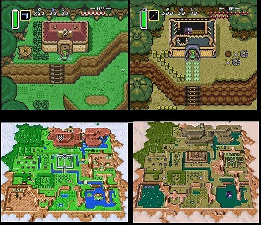 Light and Dark Hyrule in the Legend of Zelda: Link to the Past