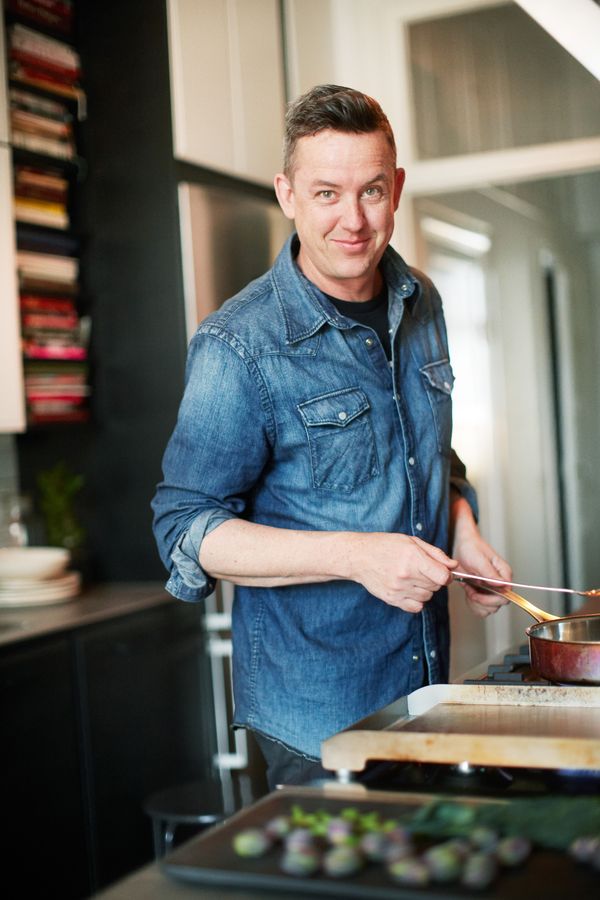Anders Östblom deltog i Sveriges Mästerkock. Efter programmet har matintresset fått blomma fritt och han kan idag kalla sig krögare. Foto samtliga bilder: Martin Cederblad.