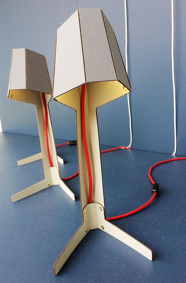 Lampa i wellpapp.