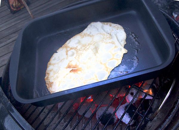Grillade pannkakor. "De godaste jag ätit”, enligt Ulrika.