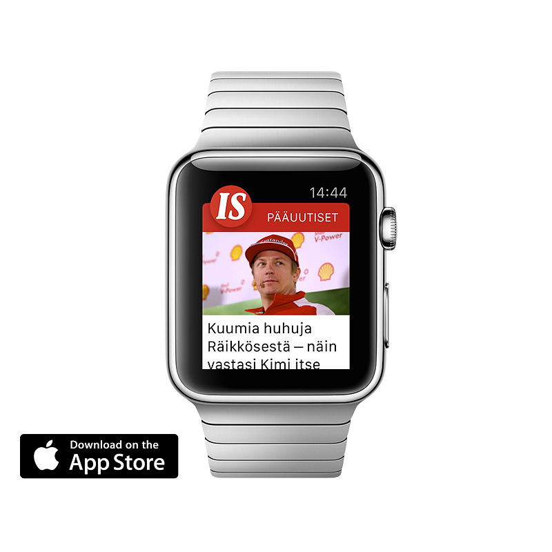 Ilta-Sanomien Apple Watch -sovellus