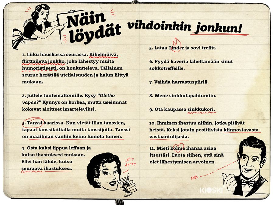 Näillä Väestöliiton psykologien vinkeillä kelpaa lähteä ystävänpäivätansseihin!
