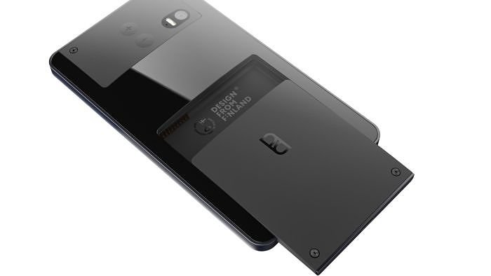 Moduuleilla muokattava Puzzlephone havainnekuvassa.​​