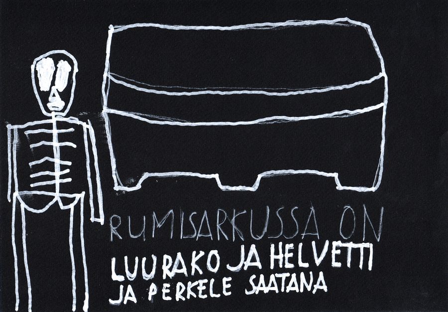 Kalevi Helvetin Luuranko ja helvetti -teos.
