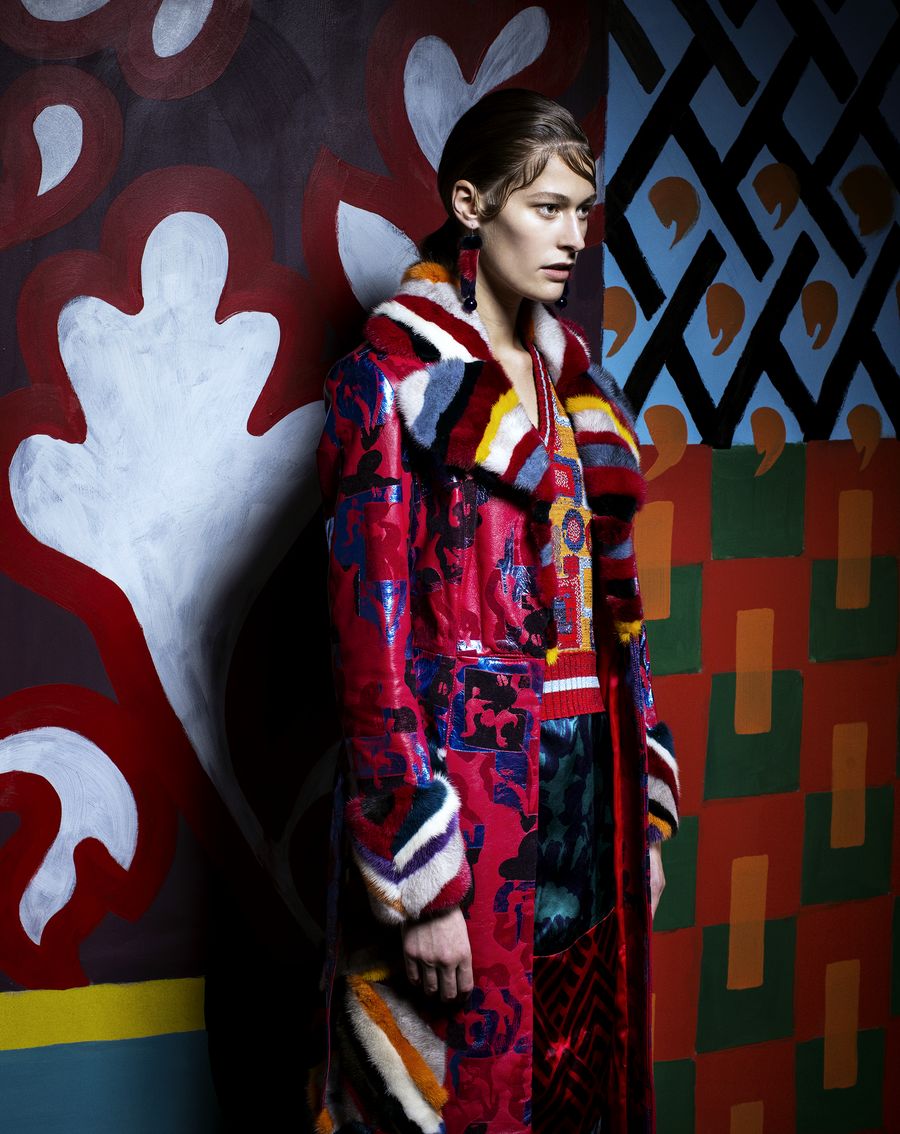 Sophie Sälekari suunnittelee nykyään mm. H&M:lle. Kuva kokoelmasta Eccentric Encounters, 2014, Juha Mustonen.