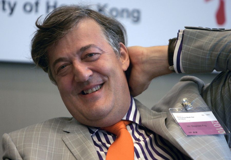 Stephen Fry. EPA/ALEX HOFFORD