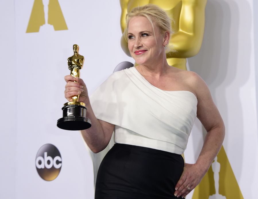 Patricia Arquette Oscar-gaalassa. EPA/PAUL BUCK
