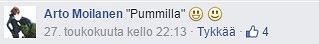 Kuvakaappaus Suomen Luonnonvalokuvaajat -ryhmän Facebook-sivulta.