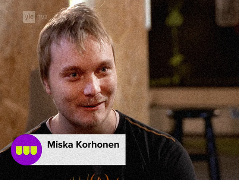 24-vuotias opiskelija Miska Korhonen.​