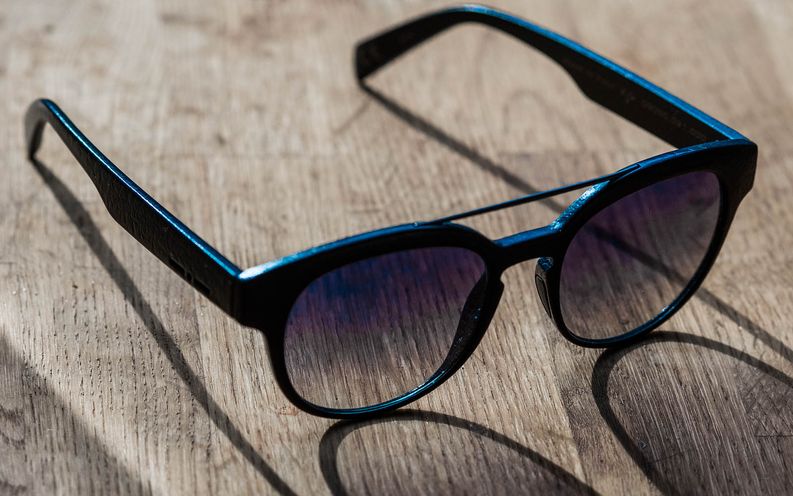 Blue shades? Why not... They actually go with almost everything.​