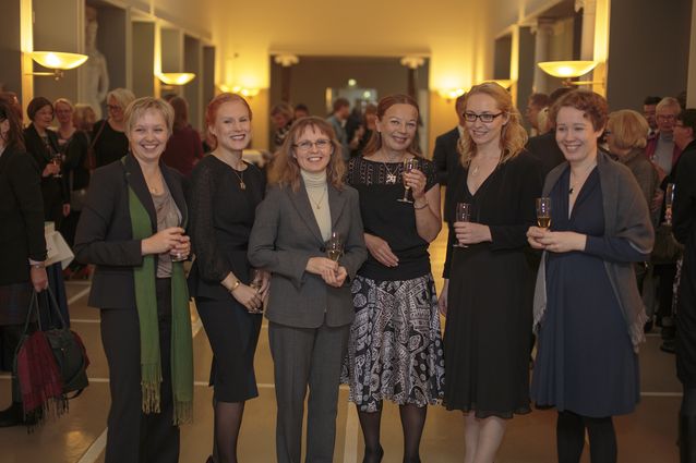 From the left: Merja Polvinen, Riikka Rossi, Sari Kivistö, Pirjo Lyytikäinen, Saija Isomaa ja Sanna Nyqvist. Photo: Petri Lyytikäinen.​​