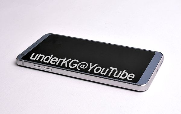 LG G6 underKG:n aiemmin julkaisemassa vuotokuvassa.