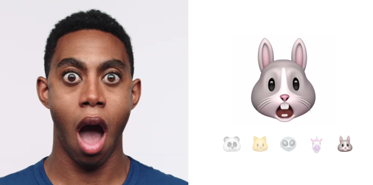 Animojit toimivat iPhone X:n etukameralla ja iMessage-viesteissä.