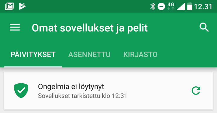 Google Play Protect -skannauksen voi nyt suorittaa myös manuaalisesti Google Play -sovelluskaupassa.
