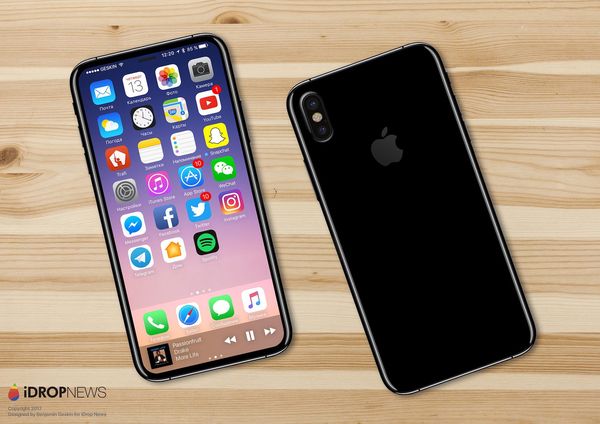 iDropNews tilasi näyttävän luonnoksen tulevasta iPhonesta omien tietojensa perusteella. Touch ID -sormenjälkitunnistin sekä etukamera olisi integroitu näyttöön.