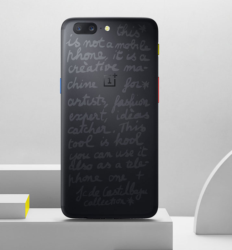 OnePlus 5:n uusi JCC-erikoisversio.