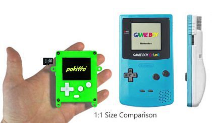 Pokitto ja legendaarinen Game Boy.