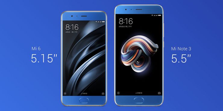 Ulkoisesti uusi Mi Note 3 on käytännössä suurikokisempi Mi 6.