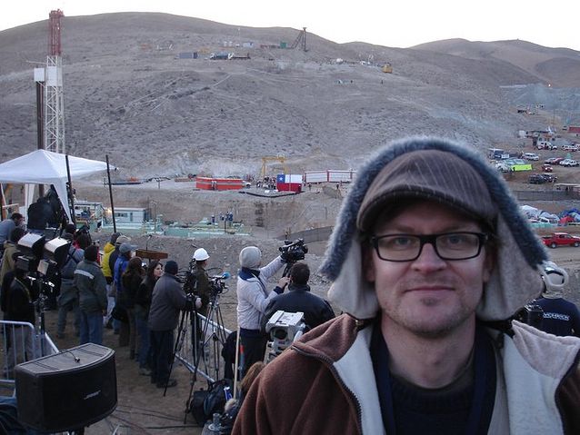 Janne Hopsu was reporting on the efforts to save the miners at Copiapota, Chile, October 2010.​