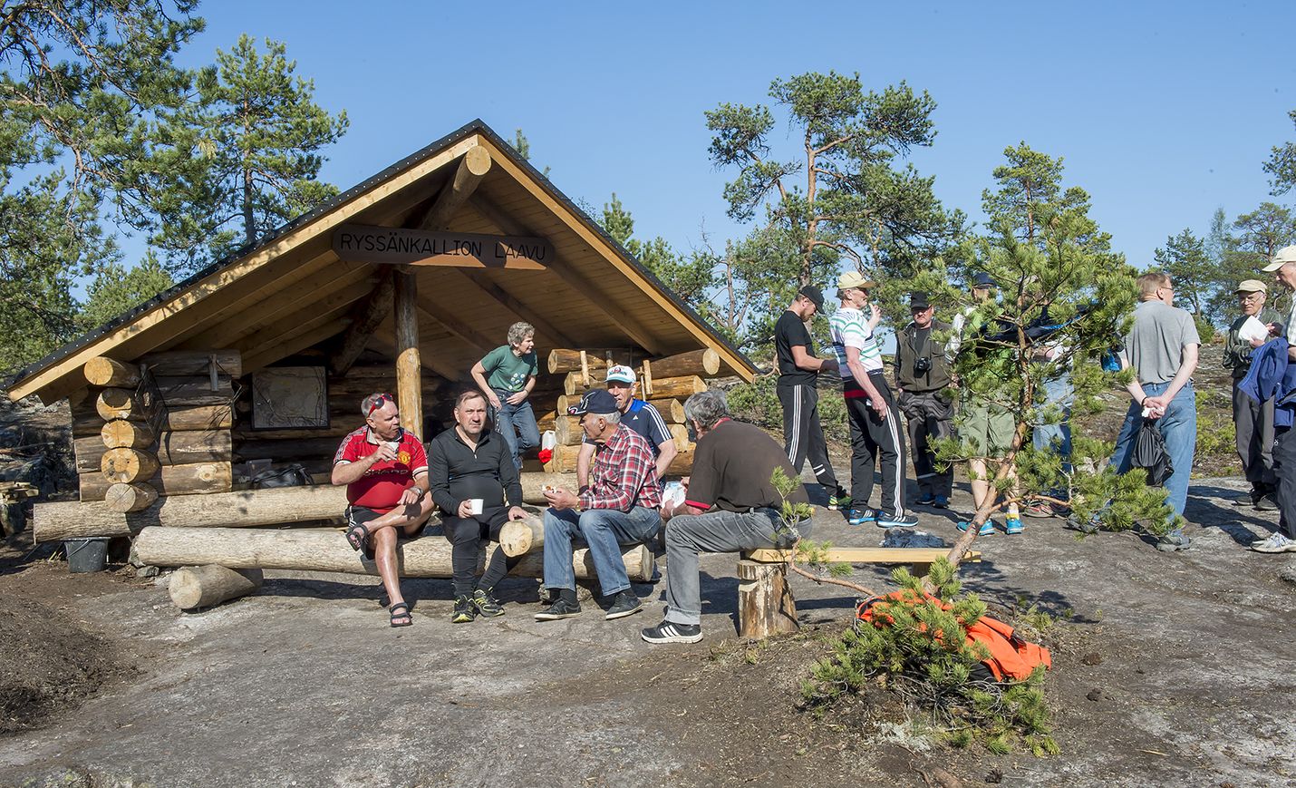 Ryssänkallion laavu sai avajaisensa Raumalla