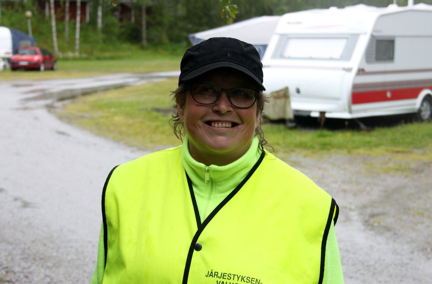 Rauhallista on ollut, toteaa Suojalan Juhannuksen järjestyksenvalvoja Pia Innanen.